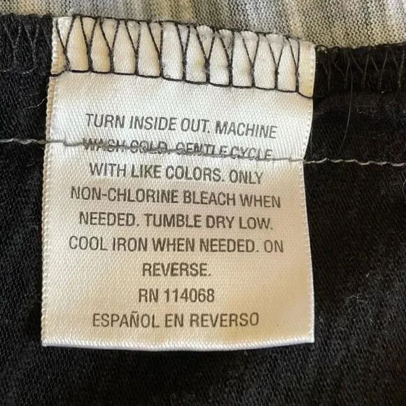 Style & Co Blue Gray Cap Sleeves Tshirt L # 1515 - Picture 8 of 12